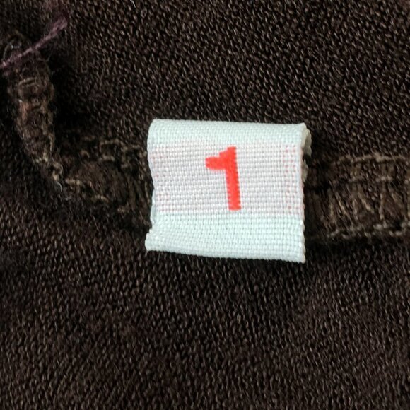 Rebecca Beeson Tank Top Chocolate Brown V-Neck - Picture 6 of 7